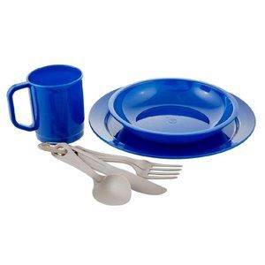 Camp Dish Set, Royal Blue